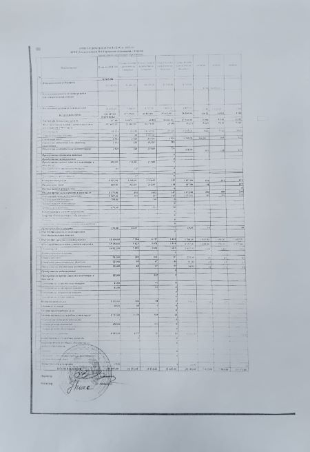 Отчет о доходах и расходах  за 2021 год